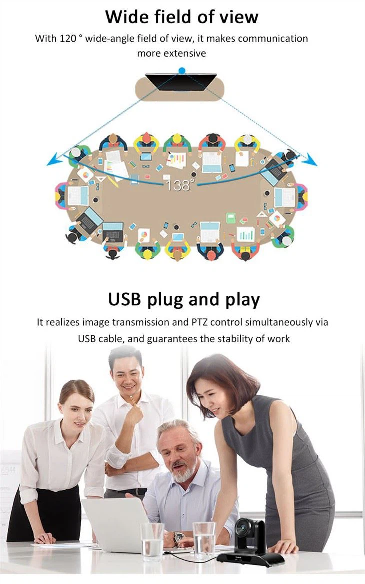 TEVO-VHD1080Pro best desktop tabletop HD video conference camera for skype , meeting room and teleconference