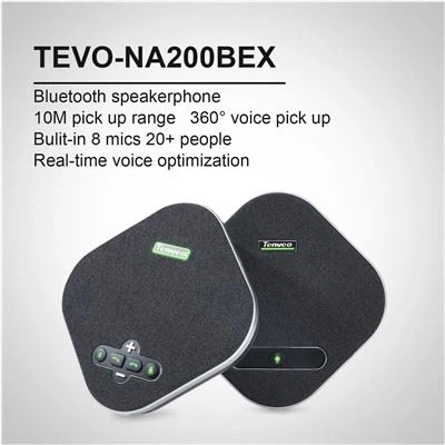 سماعة مؤتمرات محمولة مع 3.5 مم XLR USB